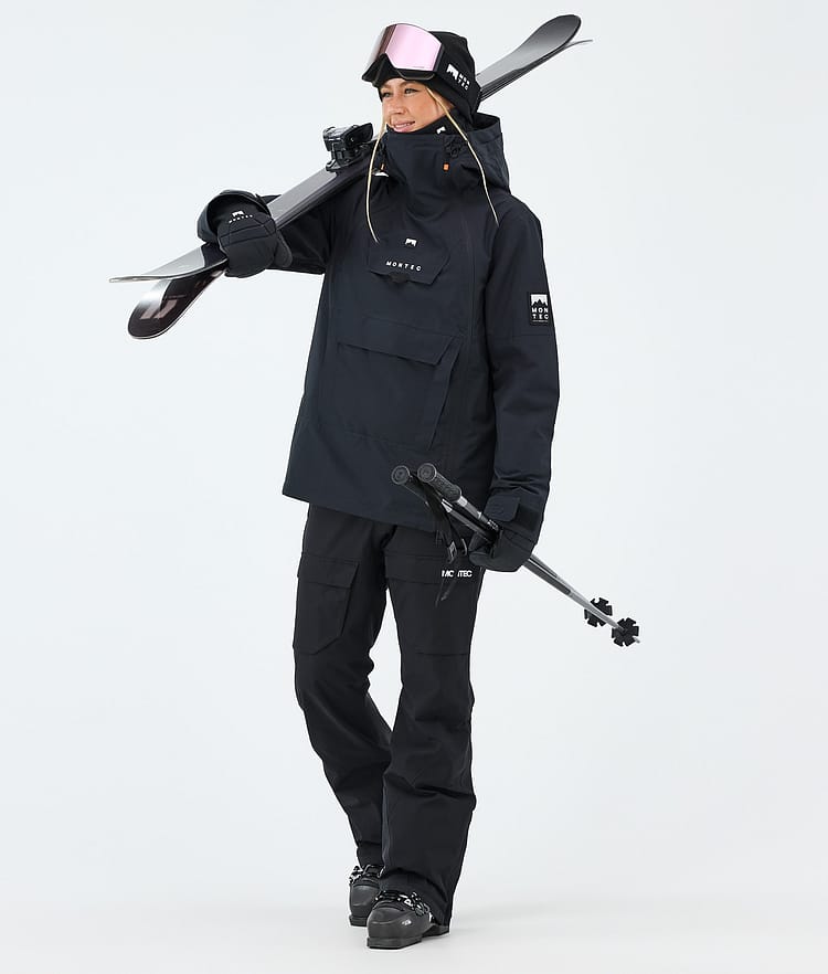 Montec Kirin W Skibukse Dame Black, Bilde 2 av 6