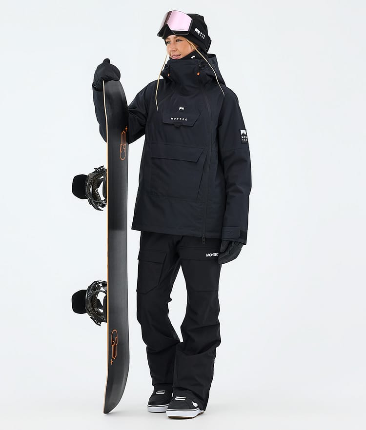 Montec Kirin W Snowboardbukse Dame Black, Bilde 2 av 6