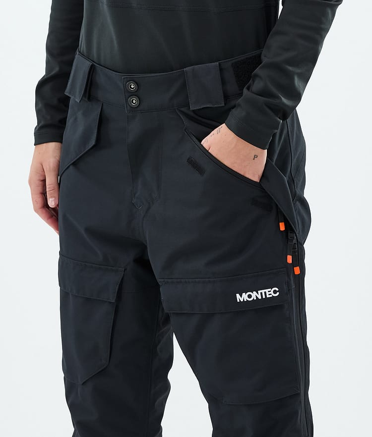 Montec Kirin W Snowboardbukse Dame Black Renewed, Bilde 4 av 5