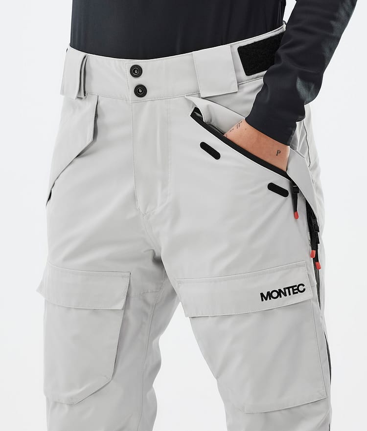 Montec Kirin W Snowboardbukse Dame Light Grey Renewed, Bilde 5 av 6