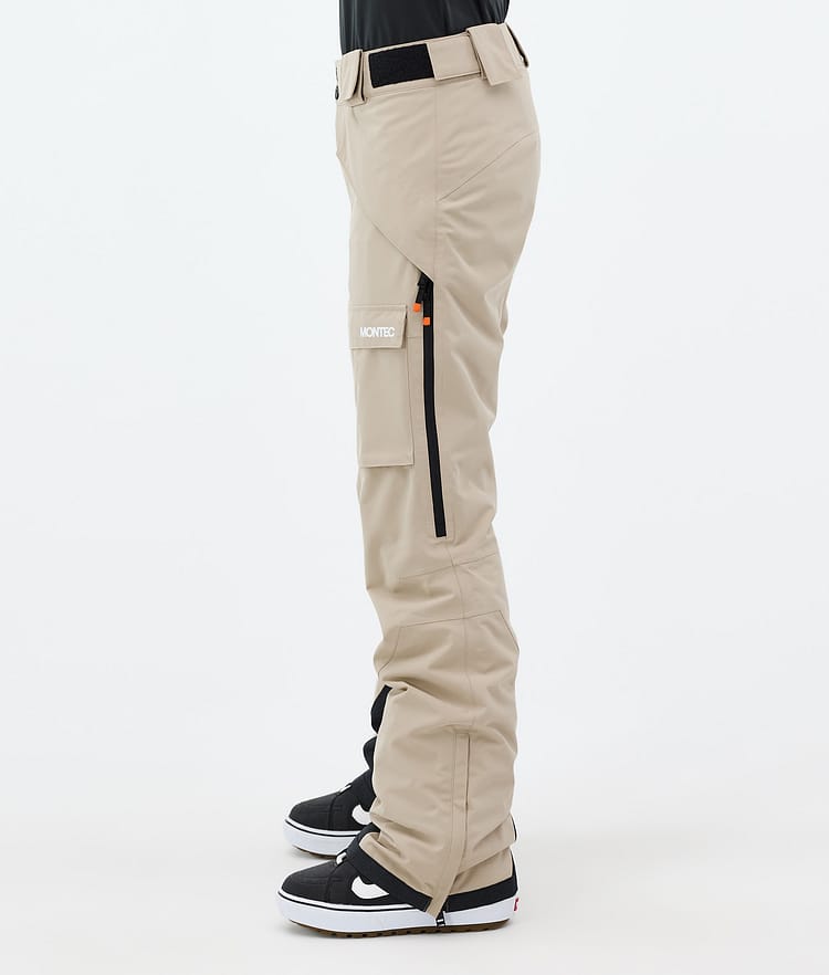 Montec Kirin W Snowboardbukse Dame Sand Renewed, Bilde 2 av 5