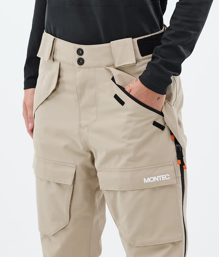 Montec Kirin W Snowboardbukse Dame Sand Renewed, Bilde 4 av 5