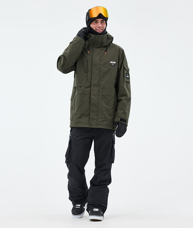 Dope Adept Snowboardjakke Herre Olive Green, Bilde 2 av 8