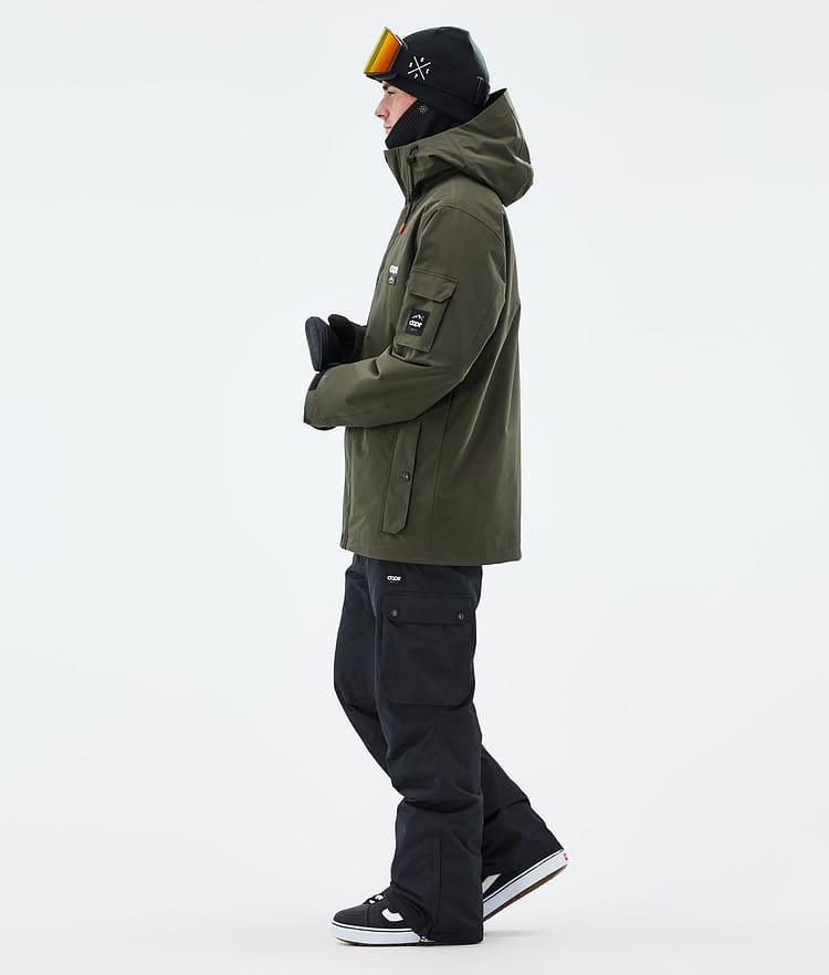 Dope Adept Snowboardjakke Herre Olive Green, Bilde 3 av 8