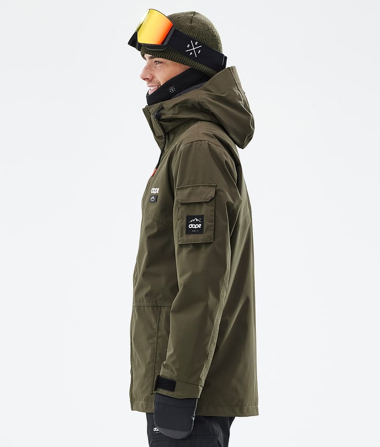 Dope Adept Snowboardjakke Herre Olive Green