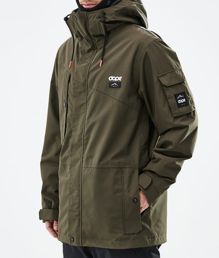 Dope Adept Snowboardjakke Herre Olive Green