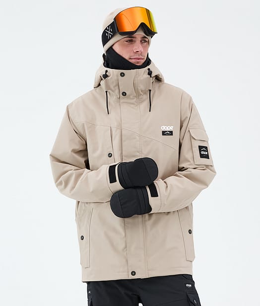 Dope Adept Snowboardjakke Herre Sand