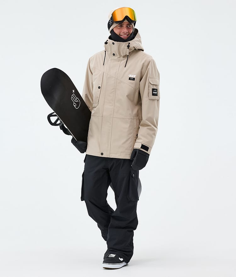 Dope Adept Snowboardjakke Herre Sand, Image 2 of 9