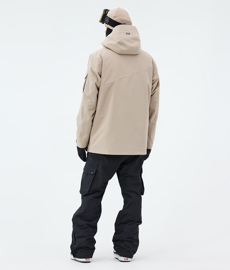 Dope Adept Snowboardjakke Herre Sand, Image 3 of 9