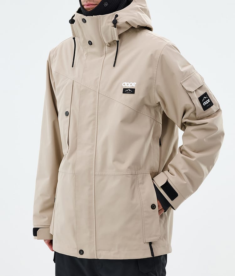 Dope Adept Snowboardjakke Herre Sand, Image 7 of 9