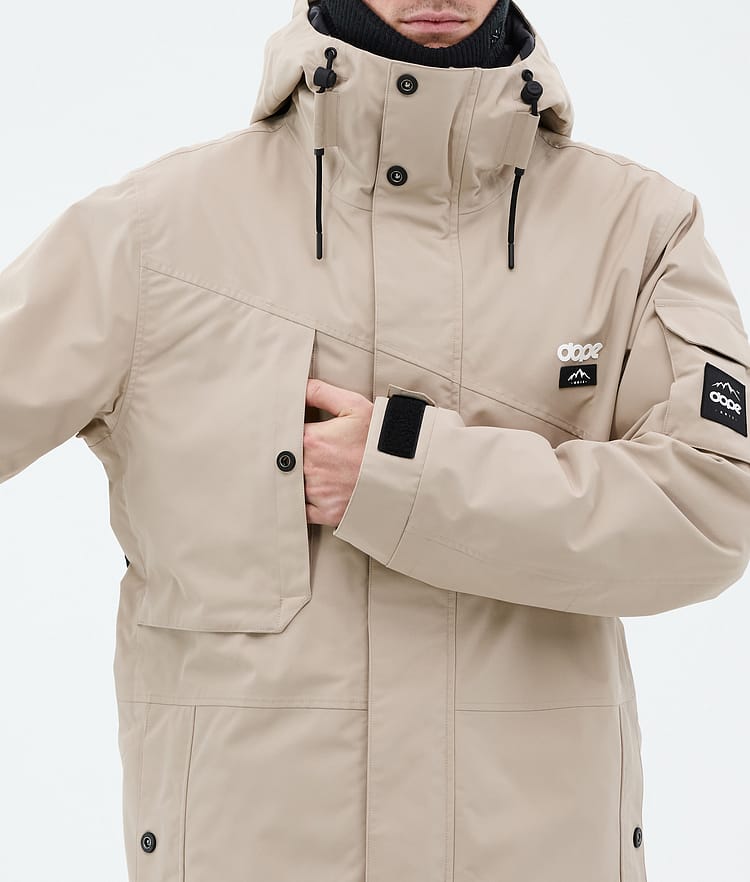 Dope Adept Snowboardjakke Herre Sand, Bilde 8 av 9