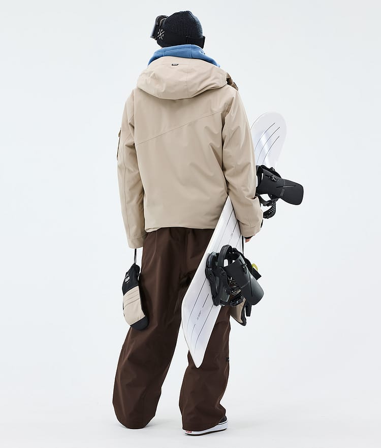 Dope Adept Snowboardoutfit Herre Sand/Dark Brown, Image 2 of 2