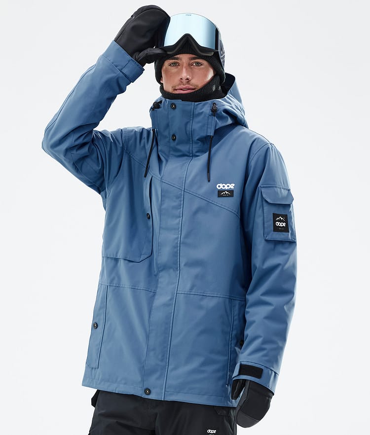 Dope Adept Snowboardjakke Herre Blue Steel Renewed, Bilde 1 av 9