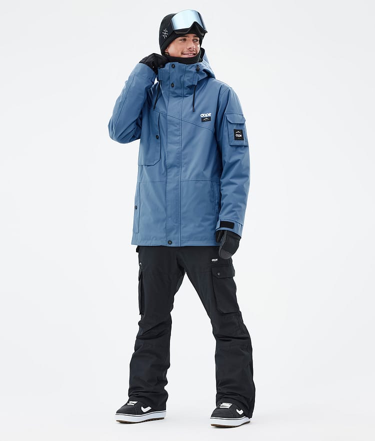 Dope Adept Snowboardjakke Herre Blue Steel Renewed, Bilde 3 av 9