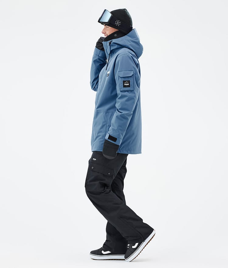 Dope Adept Snowboardjakke Herre Blue Steel