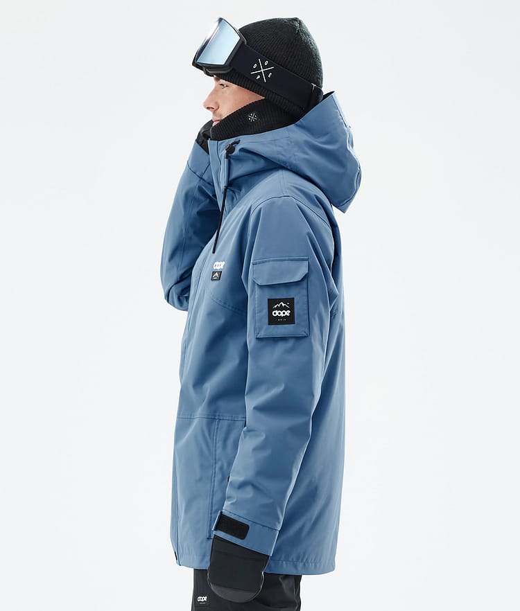 Dope Adept Snowboardjakke Herre Blue Steel