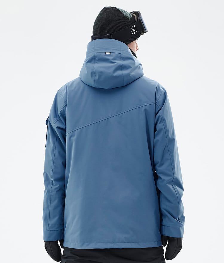 Dope Adept Snowboardjakke Herre Blue Steel Renewed, Bilde 7 av 9