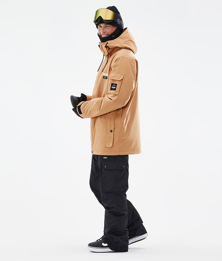 Dope Adept Snowboardjakke Herre Khaki Yellow, Bilde 4 av 9
