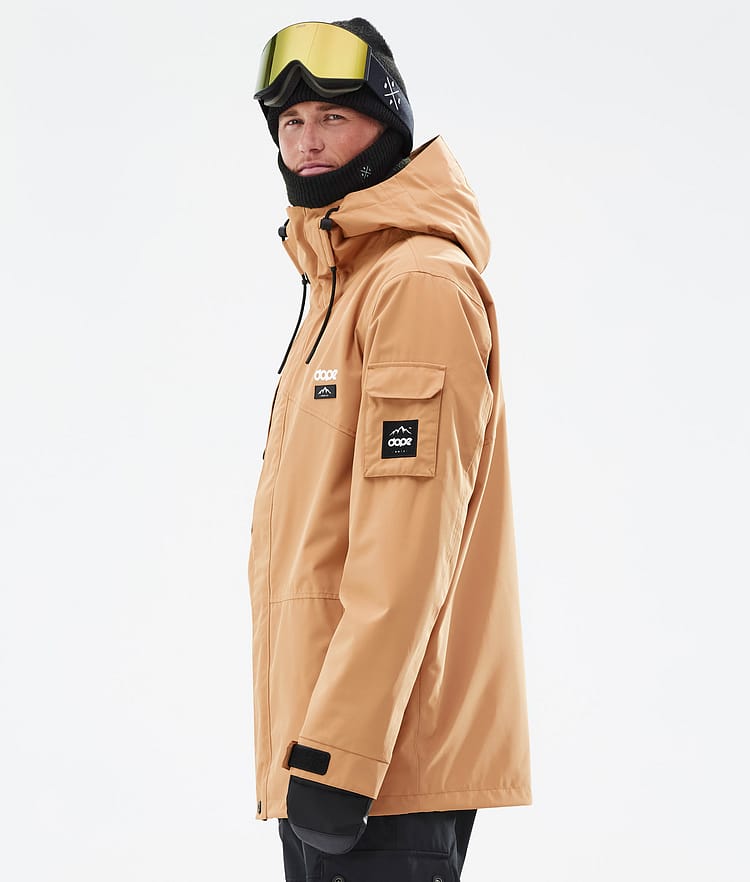 Dope Adept Skijakke Herre Khaki Yellow, Bilde 6 av 9