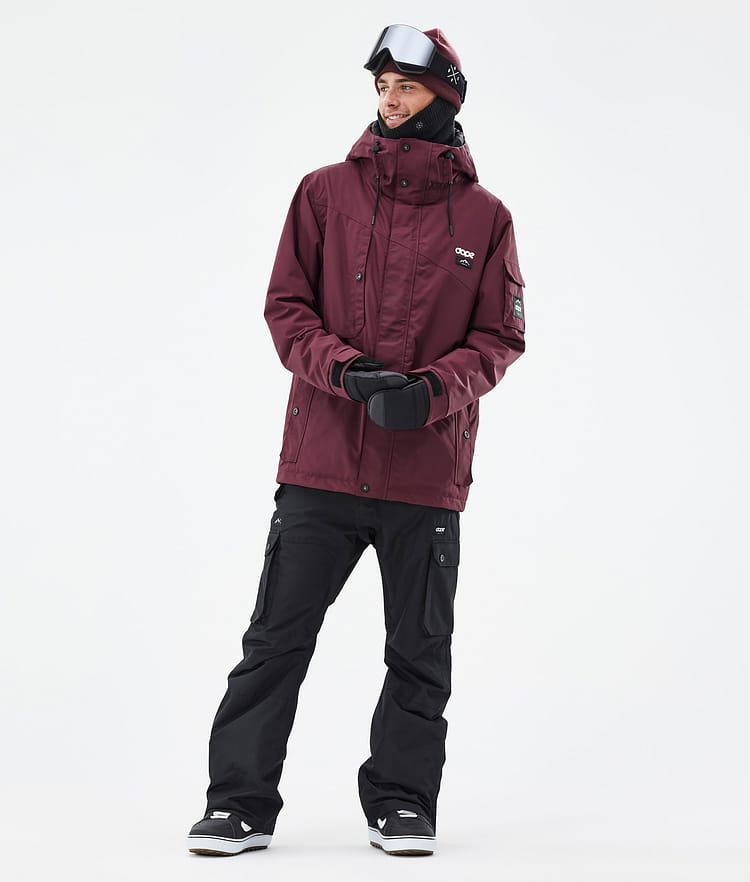 Dope Adept Snowboardjakke Herre Don Burgundy