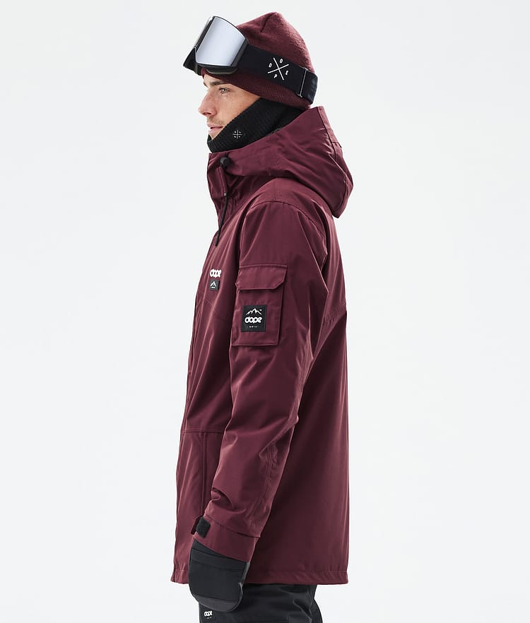 Dope Adept Snowboardjakke Herre Don Burgundy