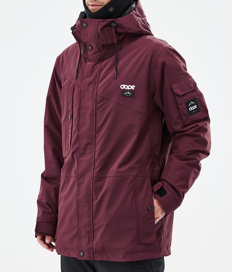 Dope Adept Snowboardjakke Herre Don Burgundy