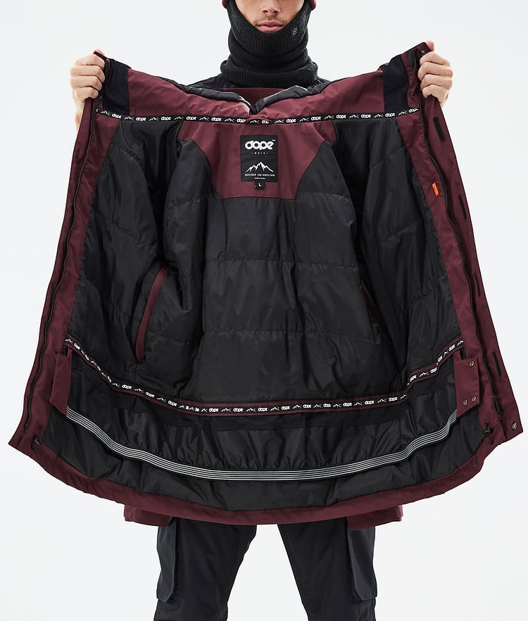 Dope Adept Skijakke Herre Don Burgundy, Bilde 9 av 9