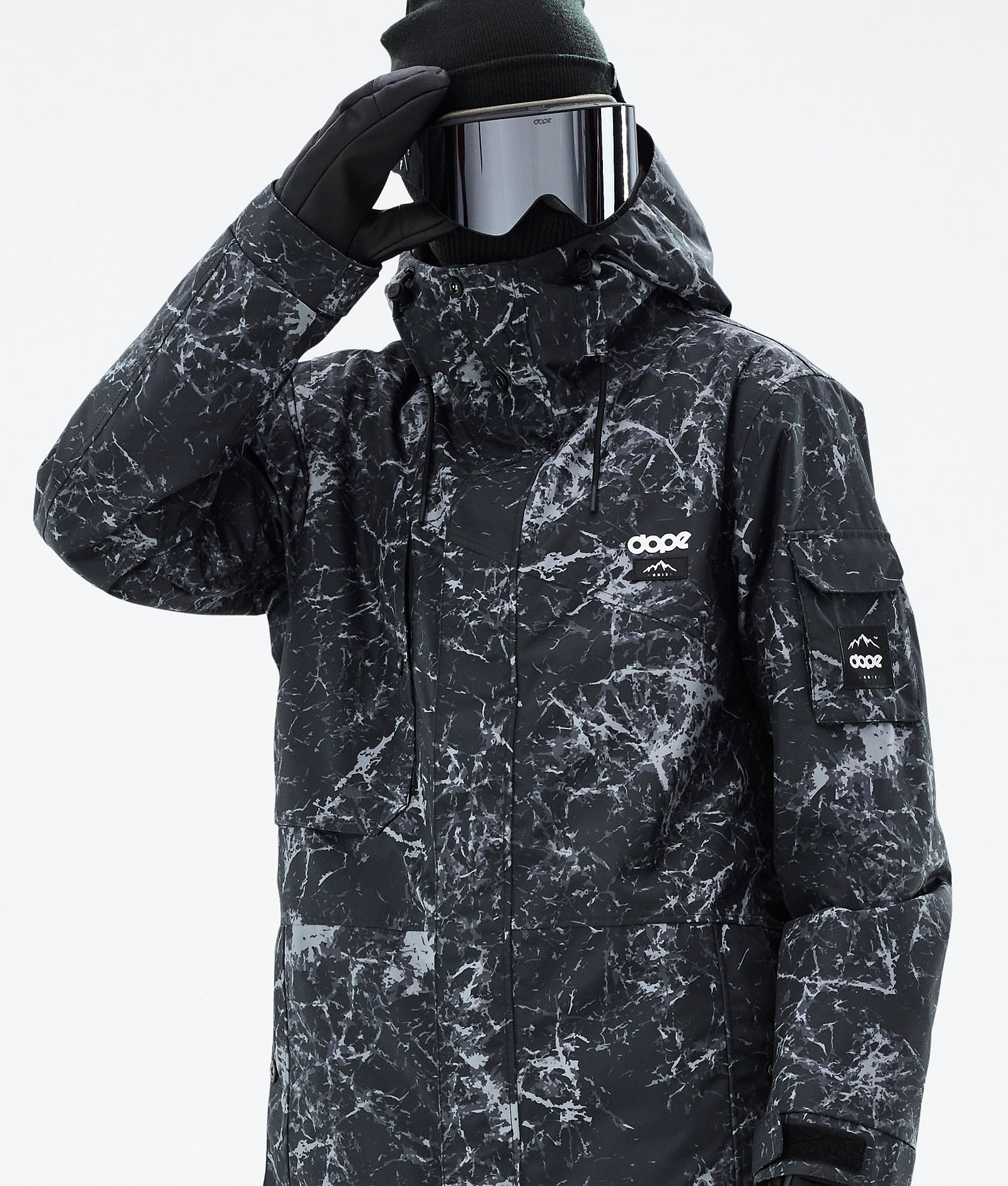 Dope Adept Snowboardjakke Herre Rock Black Renewed, Bilde 2 av 10