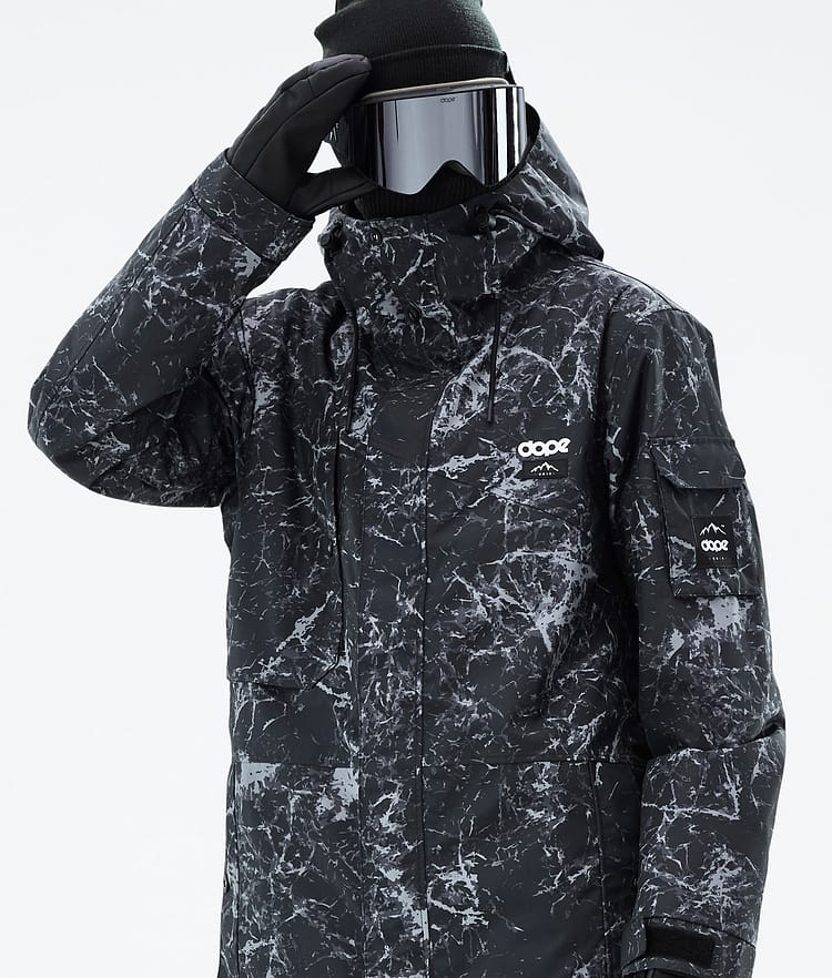 Dope Adept Snowboardjakke Herre Rock Black