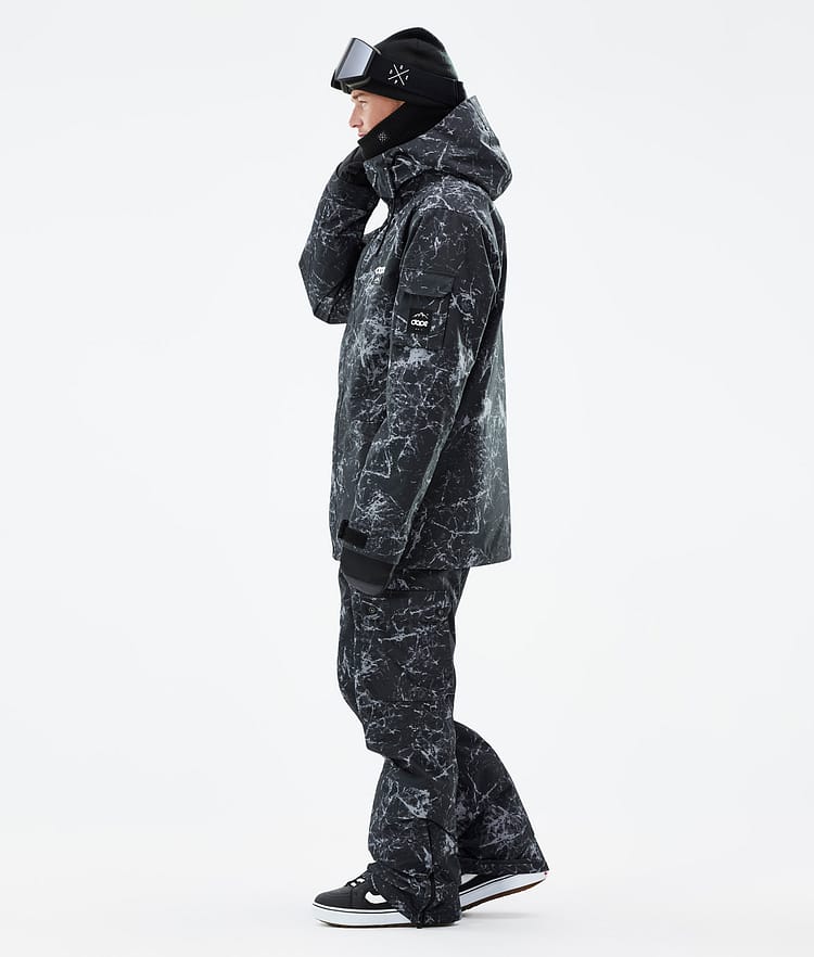 Dope Adept Snowboardjakke Herre Rock Black