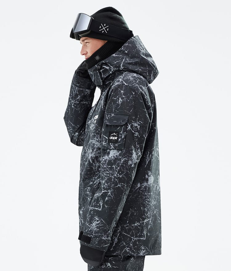 Dope Adept Snowboardjakke Herre Rock Black