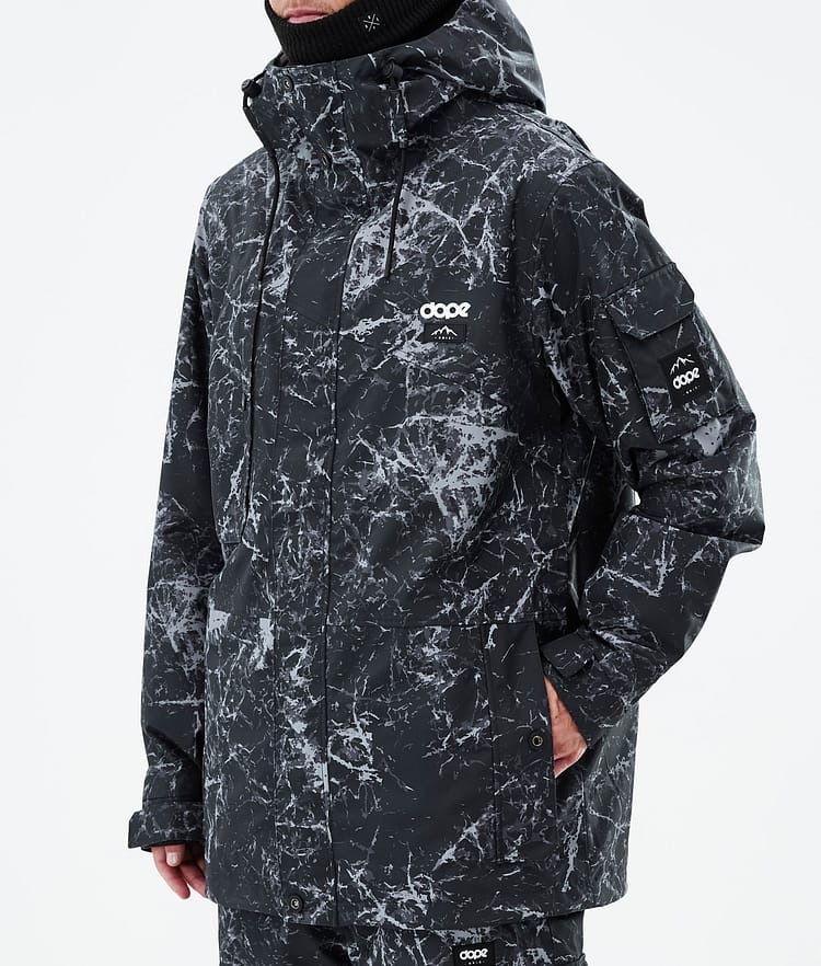 Dope Adept Snowboardjakke Herre Rock Black, Bilde 8 av 10