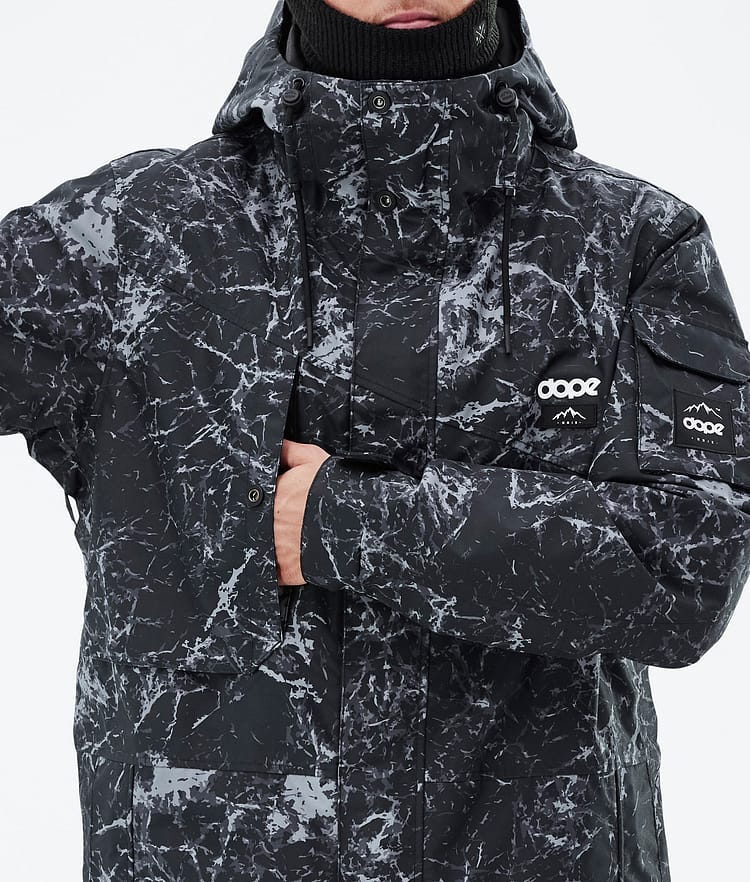 Dope Adept Snowboardjakke Herre Rock Black, Bilde 9 av 10