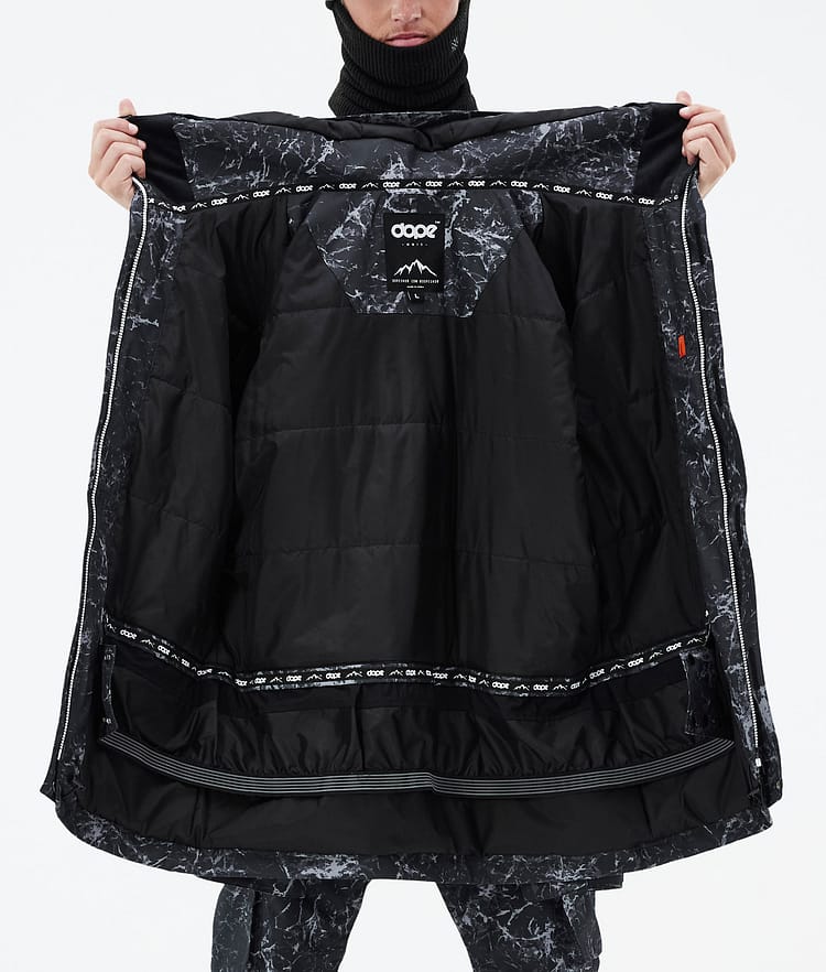 Dope Adept Snowboardjakke Herre Rock Black, Bilde 10 av 10