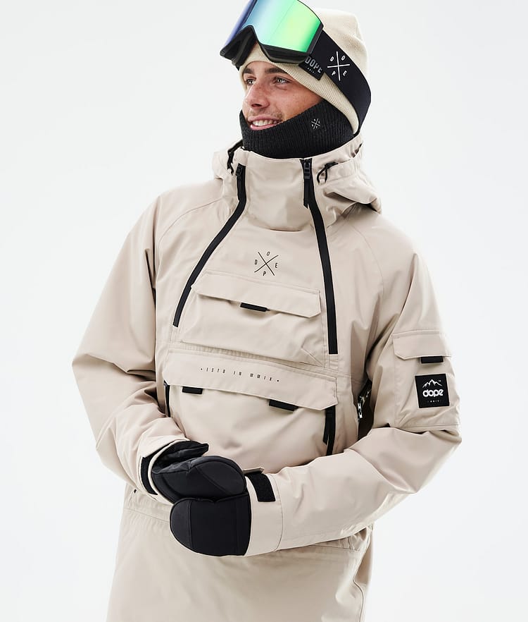 Dope Akin Snowboardjakke Herre Sand, Bilde 2 av 9
