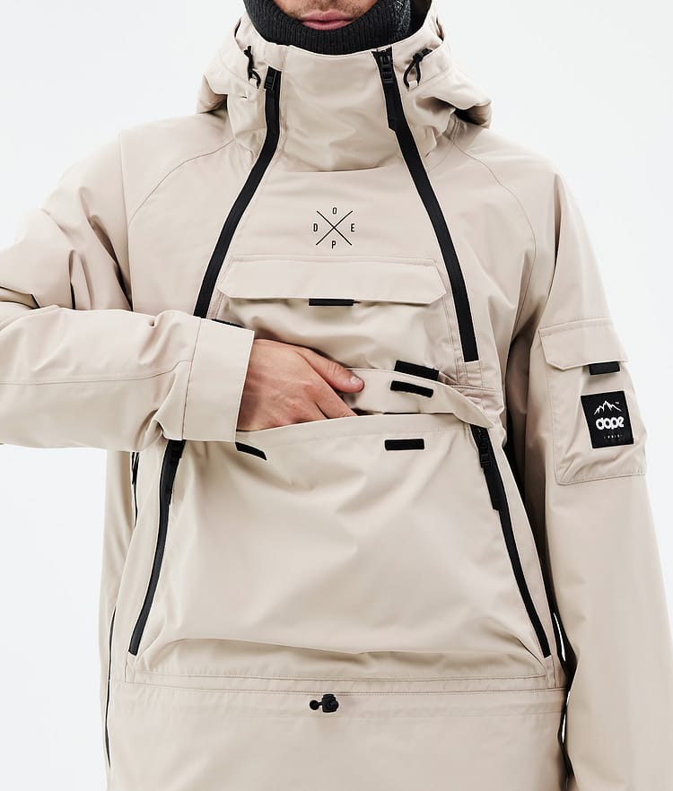 Dope Akin Snowboardjakke Herre Sand, Bilde 9 av 9