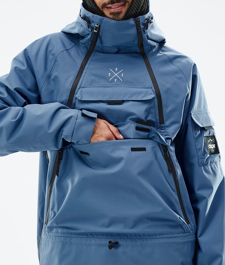 Dope Akin Snowboardjakke Herre Blue Steel, Bilde 9 av 9