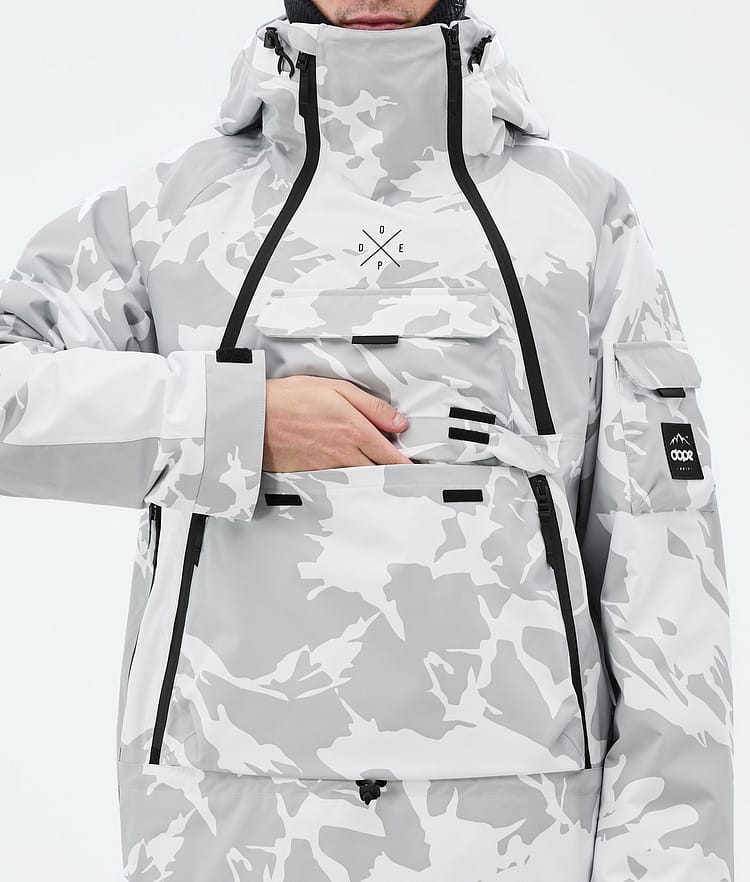 Dope Akin Snowboardjakke Herre Grey Camo, Bilde 9 av 10