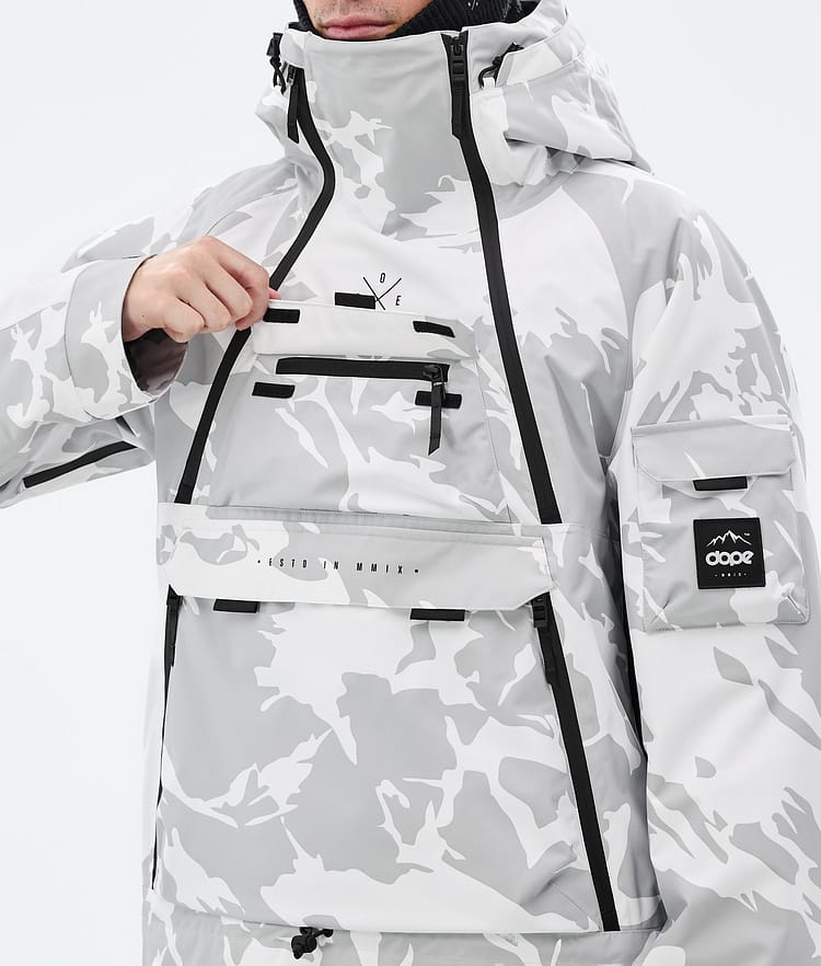 Dope Akin Snowboardjakke Herre Grey Camo, Bilde 10 av 10