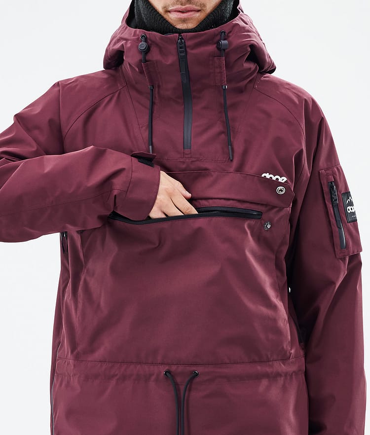 Dope Annok Snowboardjakke Herre Don Burgundy, Bilde 9 av 9