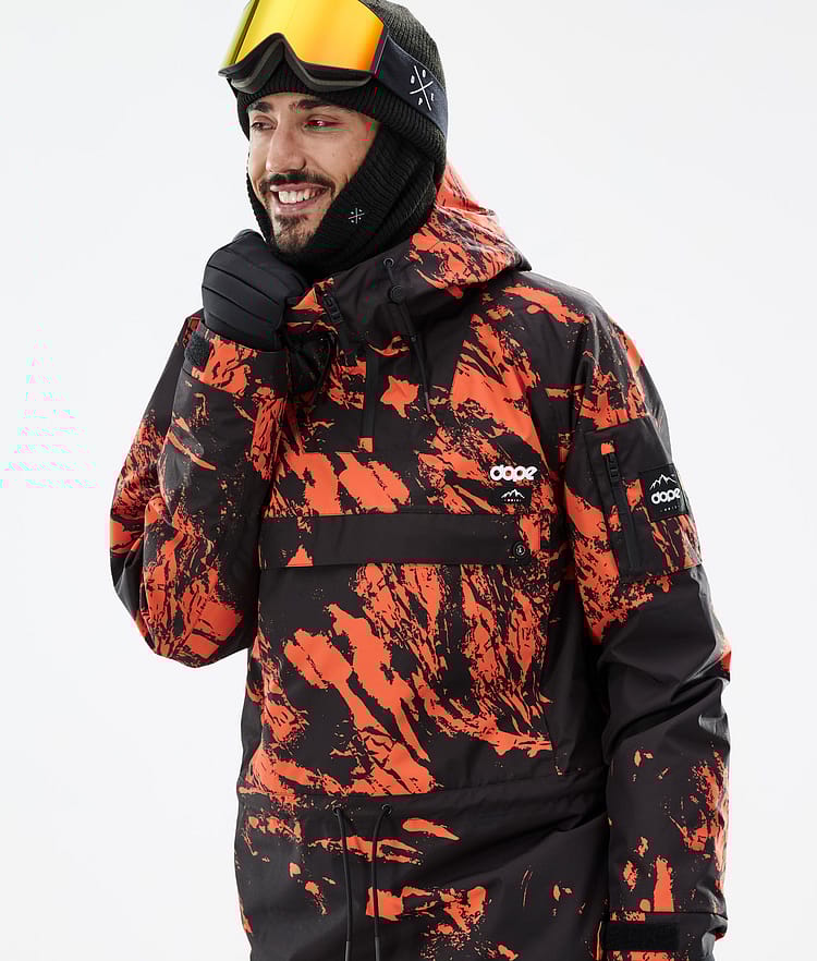 Dope Annok Snowboardjakke Herre Paint Orange, Bilde 2 av 9