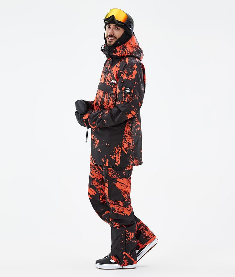 Dope Annok Snowboardjakke Herre Paint Orange, Bilde 4 av 9