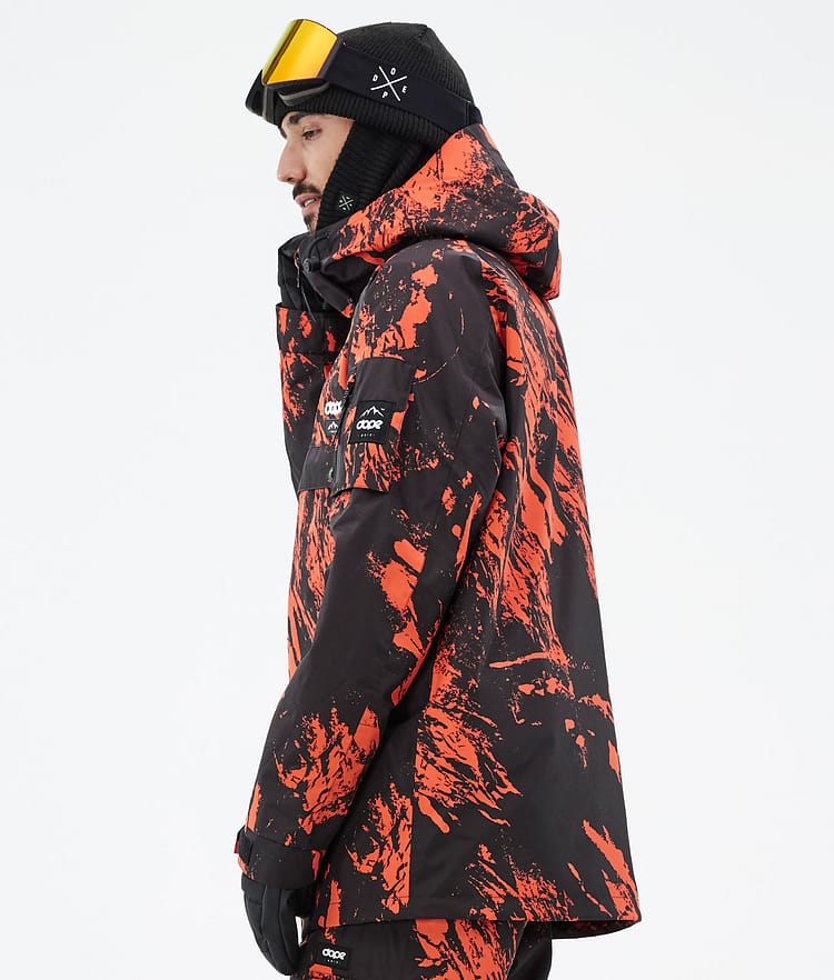 Dope Annok Snowboardjakke Herre Paint Orange, Bilde 6 av 9