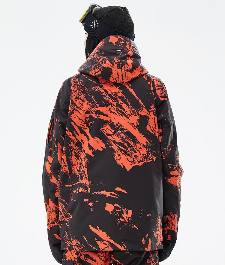Dope Annok Snowboardjakke Herre Paint Orange, Bilde 7 av 9