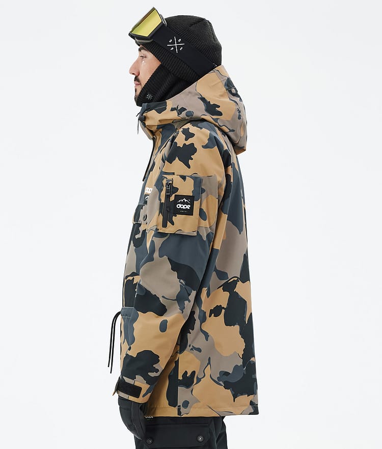 Dope Annok Skijakke Herre Walnut Camo, Bilde 6 av 9