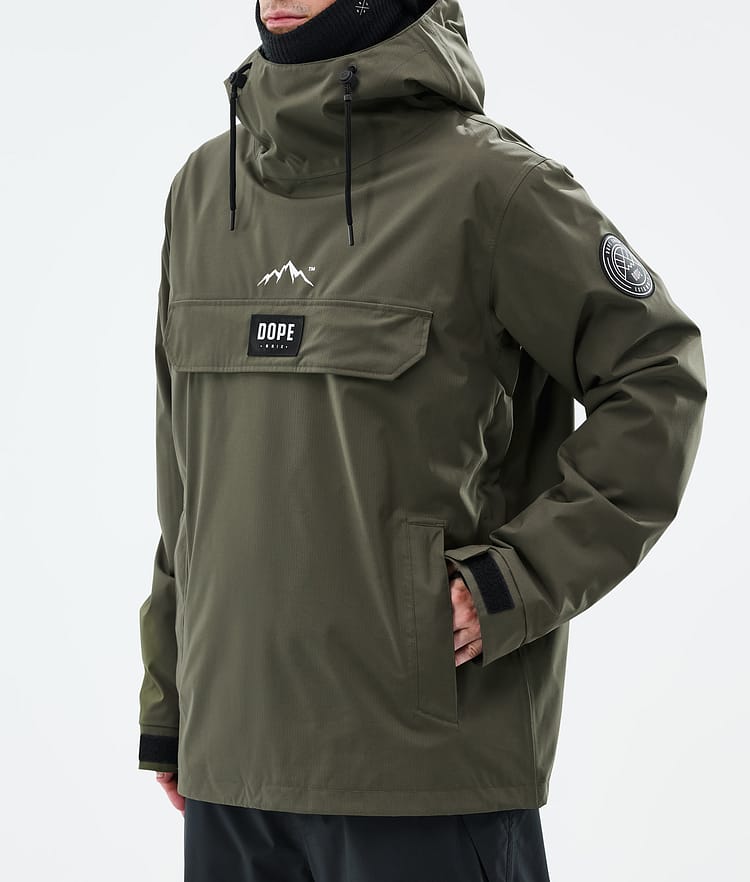 Dope Blizzard Skijakke Herre Olive Green, Bilde 7 av 8
