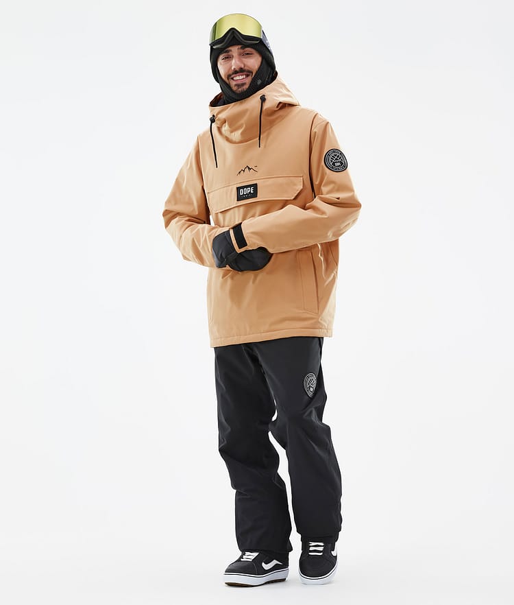 Dope Blizzard Snowboardjakke Herre Khaki Yellow Renewed, Bilde 3 av 9