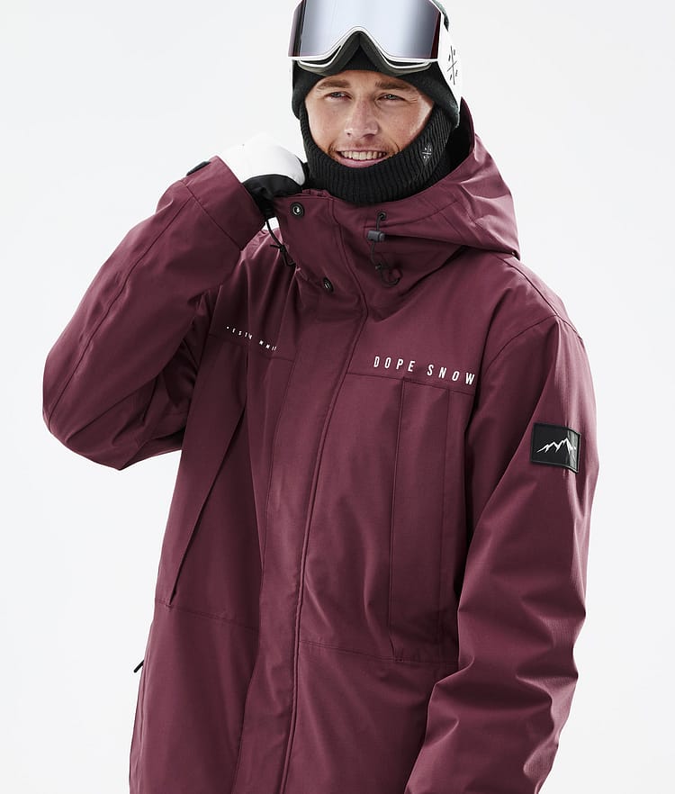 Dope Ranger Snowboardjakke Herre Burgundy, Image 2 of 10