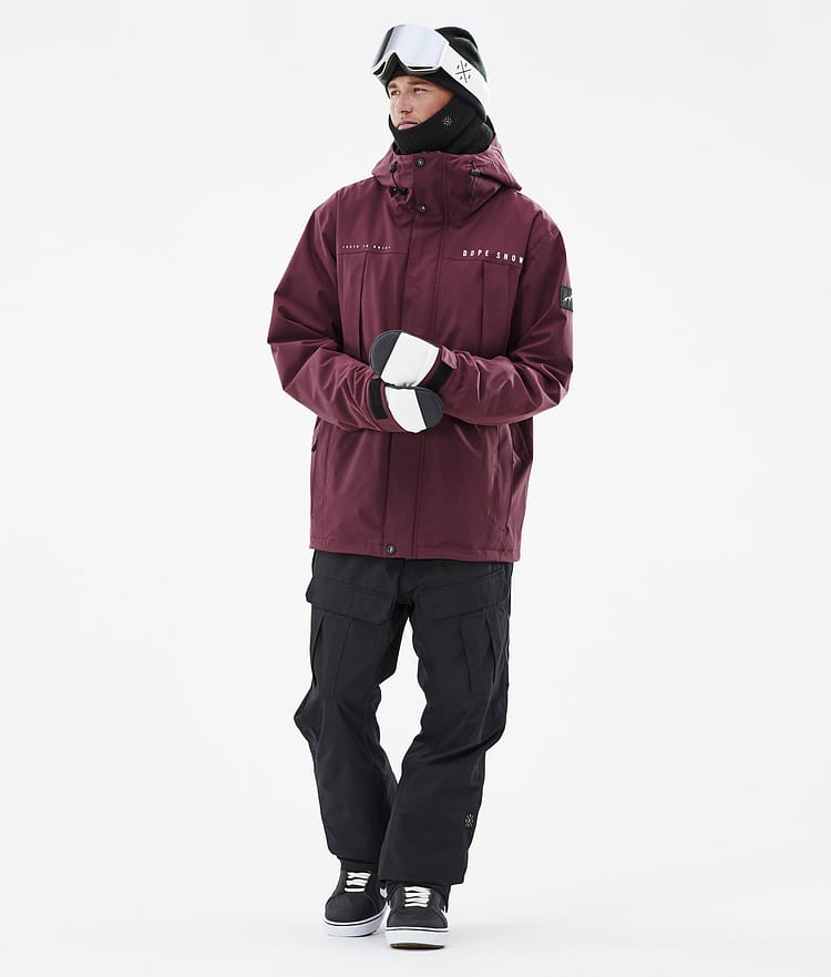 Dope Ranger Snowboardjakke Herre Burgundy, Image 3 of 10