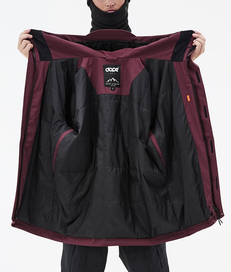 Dope Ranger Snowboardjakke Herre Burgundy, Image 10 of 10